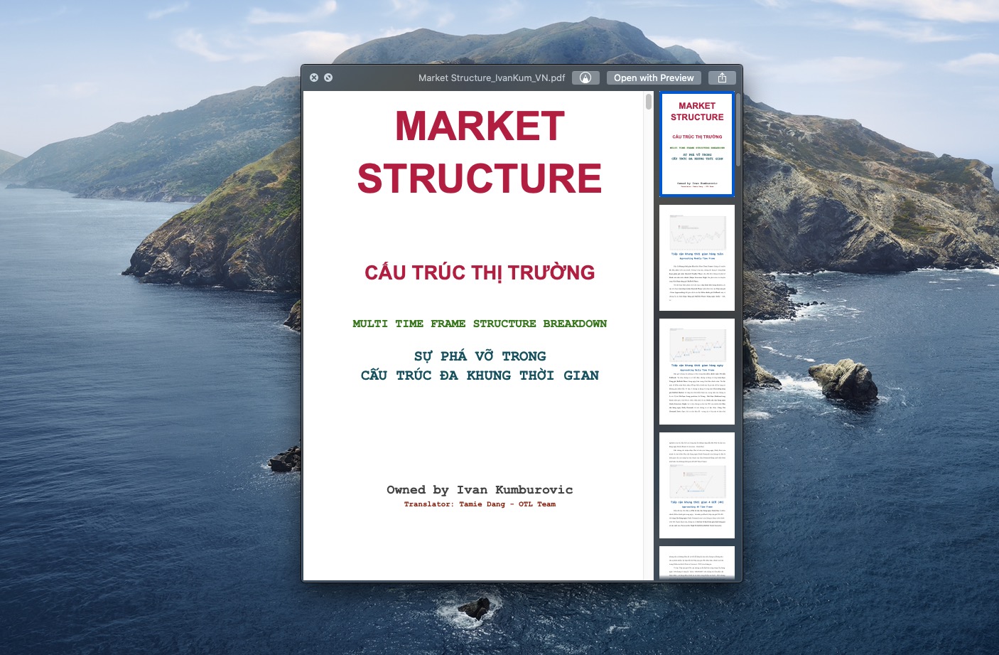 [VN] Market Structure - Ivan Kumborovic phải đọc