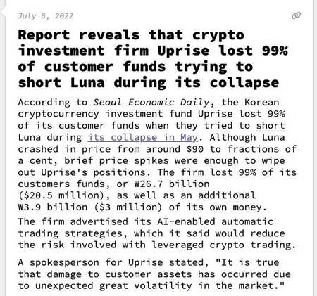 Câu chuyện Uprise lỗ SML và câu chuyện AI, Bot biếc trong trading