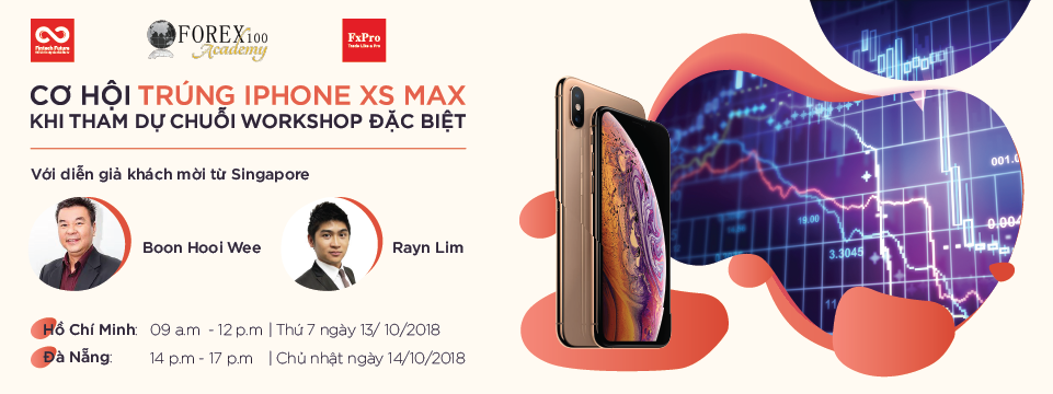 Hội thảo FxPro tại Đà Nẵng ngày 14/10 : Gặp chuyên gia Price Action, Nhận Iphone XS Max