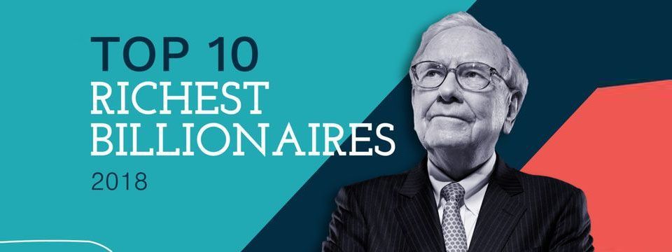 Cập nhật danh sách 10 “trùm” tài chính giàu nhất Mỹ năm 2018