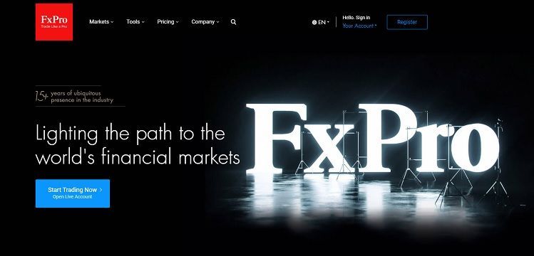 FxPro công bố website mới với hình tượng đầy sinh động