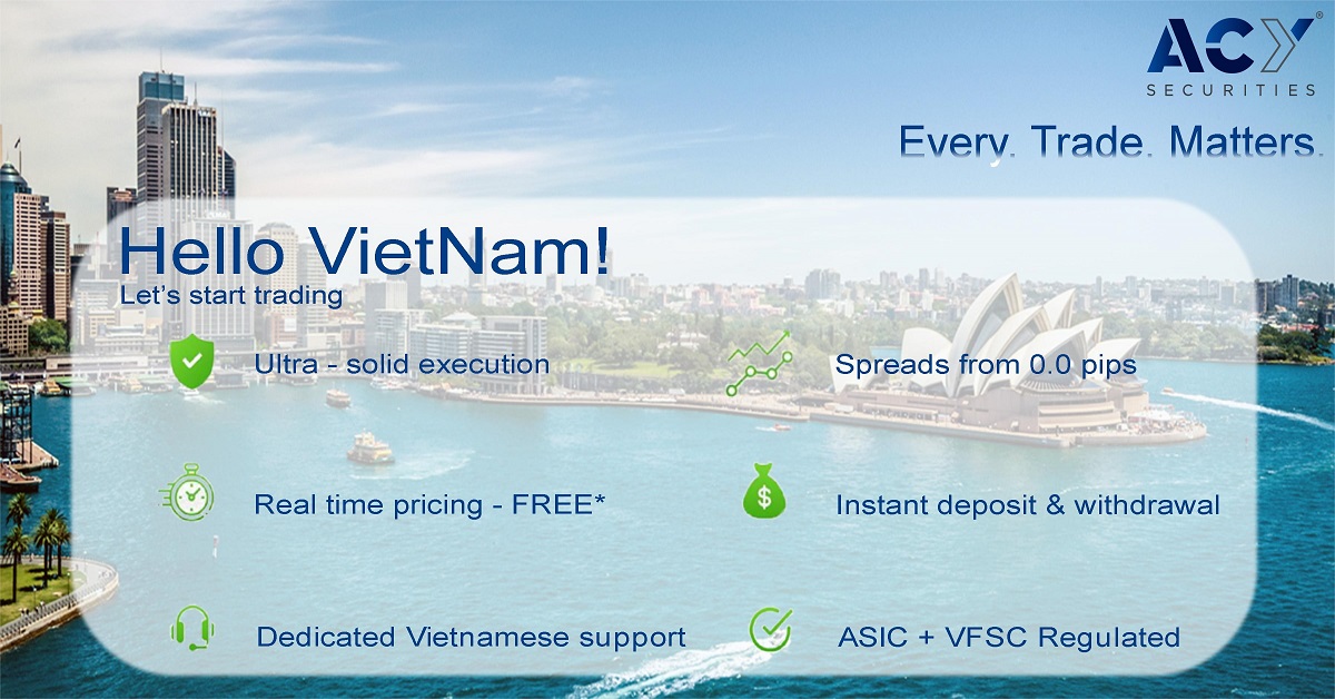 ACY Securities - "Gã khổng lồ" Úc chính thức đến Việt Nam với nhiều ưu đãi hấp dẫn cho trader Việt