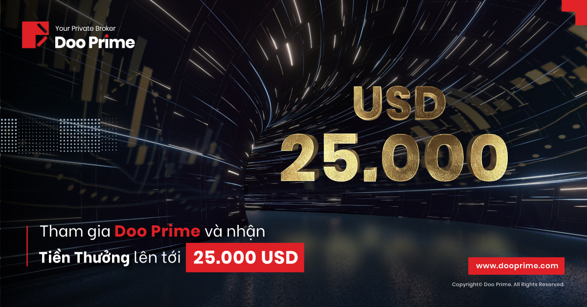 Bắt đầu Giao dịch với Doo Prime & Kiếm Thưởng Giao dịch Lên tới 25.000 USD!