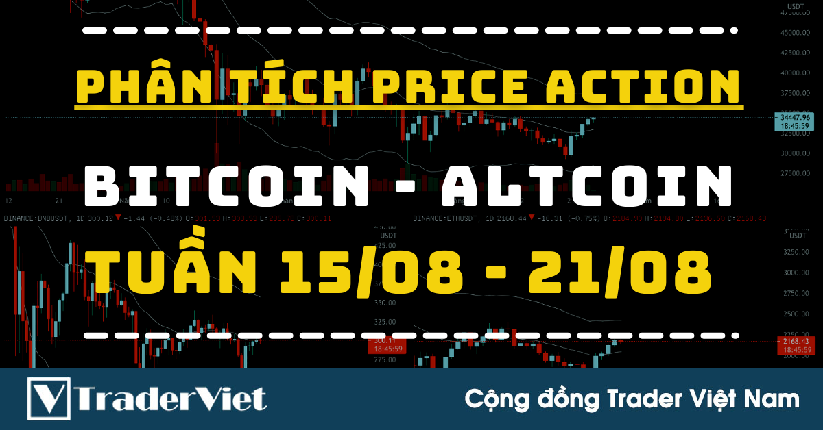 Phân Tích BITCOIN - ALTCOIN Theo Price Action Tuần 15-21/08