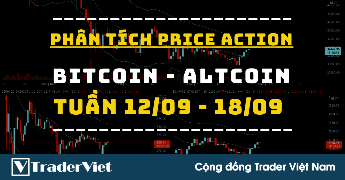 Phân Tích BITCOIN - ALTCOIN Theo Price Action Tuần 12-18/09