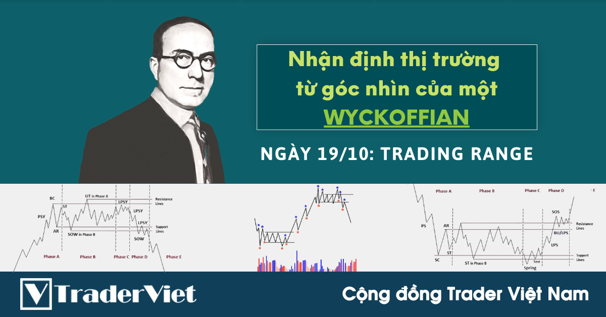 Nhận định Thị Trường dưới góc nhìn của một Wyckoffian - 19/10: Trading Range, Trading Range, and Trading Range!