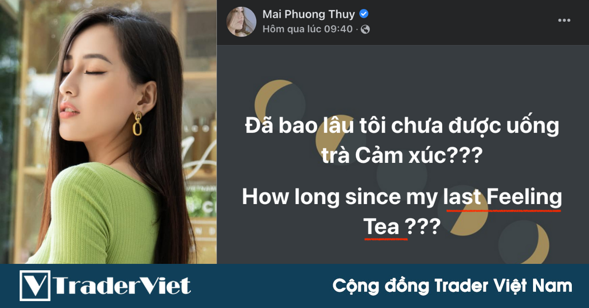 Điểm nóng MXH 25/10 - Cộng đồng Trader Việt Nam: Bạn có muốn uống TRÀ CẢM XÚC cùng Thuý?