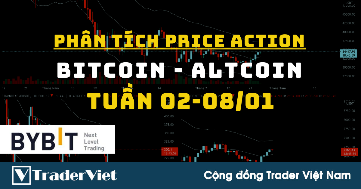 Phân Tích BITCOIN - ALTCOIN Theo Price Action Tuần 02-08/01